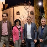 Les quatre élus sortants se relancent dans la course. De gauche à droite : Benoit Martinet (vice-président), Claudine Michellod, Jo Ramuz (président) et Pascal Collaud.